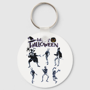 Scary Skeletons Party Sleutelhanger