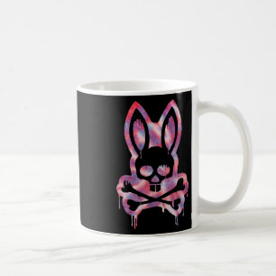 Scary Skull and Crossbones Bad Rabbit Horror Bunny Koffiemok