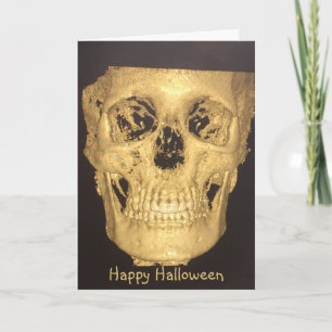 Scary Skull Halloween Kaart