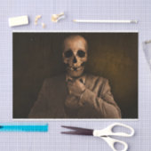 Scary Skull Man in Suit Tissuepapier (Craft)