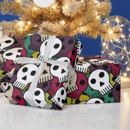 Scary Skulls Cadeaupapier