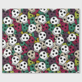 Scary Skulls Cadeaupapier (Vlak)