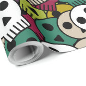 Scary Skulls Cadeaupapier (Rol Hoek)