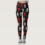 Scary Skulls Leggings (Voorkant)