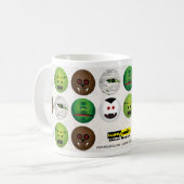 Scary Smile - Classic Monsters - marmer Koffiemok (Voorkant links)