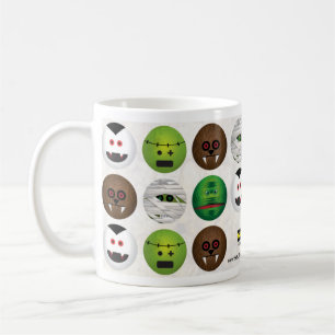 Scary Smile - Classic Monsters - marmer Koffiemok