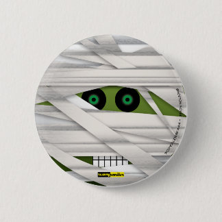 Scary Smile - De oude Mummy Ronde Button 5,7 Cm