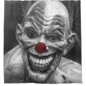 Scary Smiling Clown, Shower Curtain Art Douchegordijn (Voorkant)