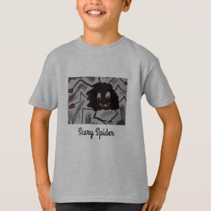 Scary Spider Kinder T-Shirt