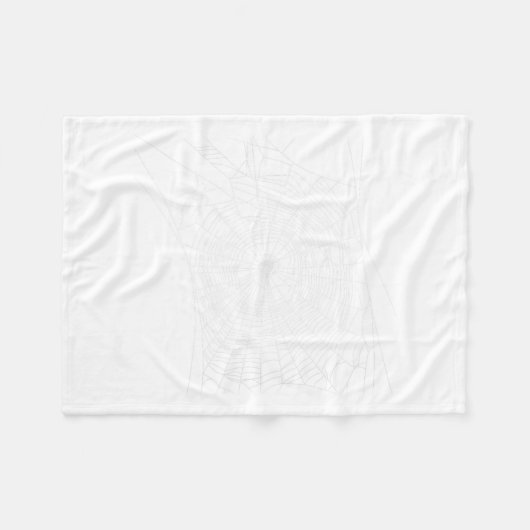Scary Spider Web - Zwarte Weduwe Halloween Fleece Deken (Voorkant (Horizontaal))