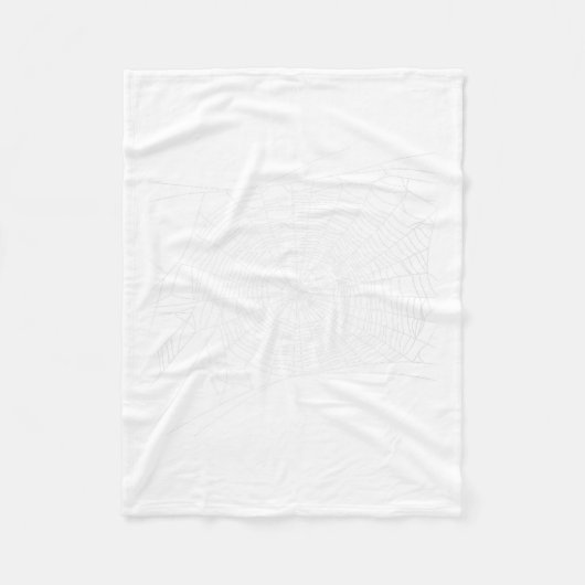 Scary Spider Web - Zwarte Weduwe Halloween Fleece Deken (Voorkant)
