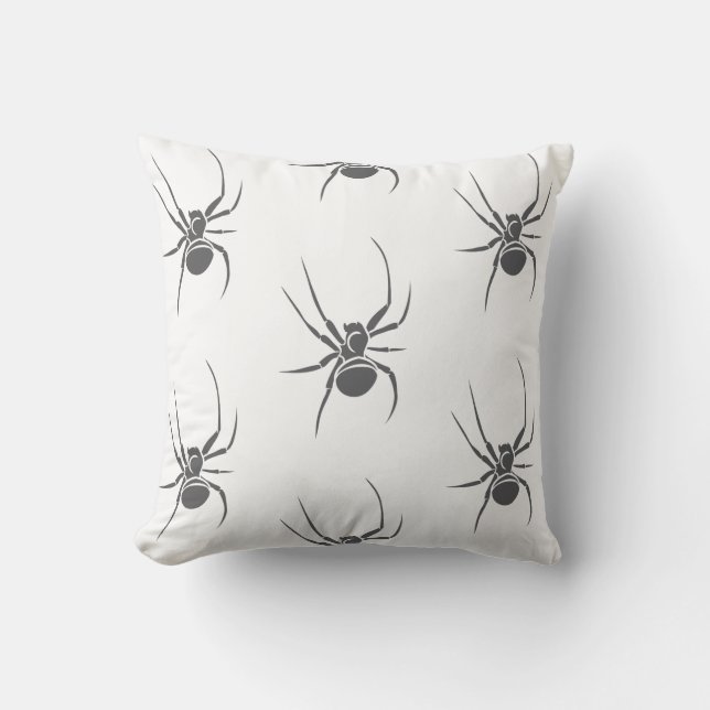 Scary Spiders Halloween Decor Kussen (Voorkant)