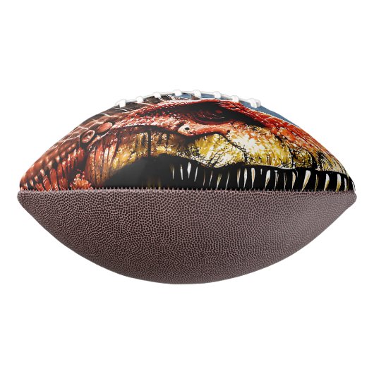Scary Spinosaurus Dinosaur American Football (Gedraaid 270)