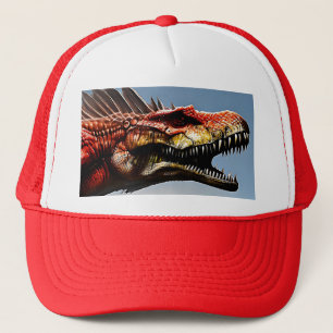 Scary Spinosaurus Dinosaur Trucker Pet