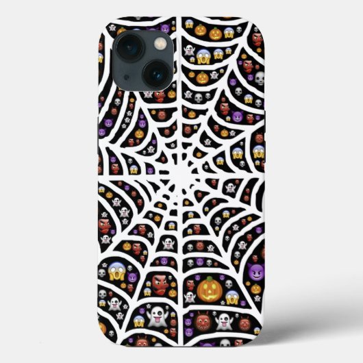 Scary Spooky Cobweb Collage Case-Mate iPhone Case (Achterkant)