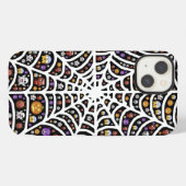 Scary Spooky Cobweb Collage iPhone Hoesje (Achterkant horizontaal)