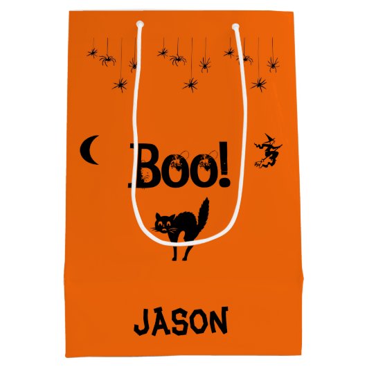 Scary Spooky Creepy Medium Cadeauzakje (Achterkant)