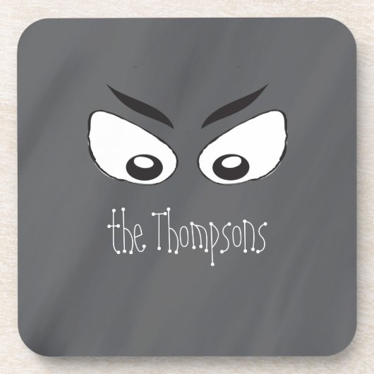 Scary Spooky Eye Bier Onderzetter (Voorkant)