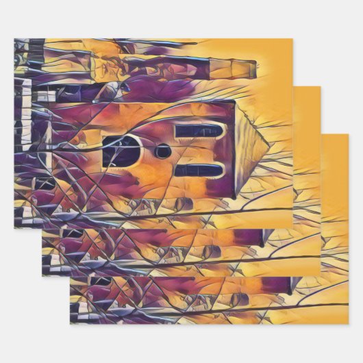 SCARY SPOOKY FUN INPAKPAPIER VEL (Set)