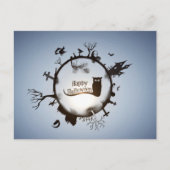 Scary Spooky Halloween Briefkaart (Voorkant)