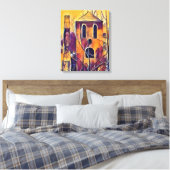 SCARY SPOOKY HALLOWEEN FUN CANVAS AFDRUK (Insitu (Slaapkamer))