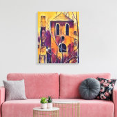 SCARY SPOOKY HALLOWEEN FUN CANVAS AFDRUK (Insitu (Woonkamer))