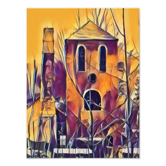 SCARY SPOOKY HALLOWEEN FUN FOTO AFDRUK (Voorkant)