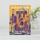 SCARY SPOOKY HALLOWEEN FUN KAART (Staand voorkant)