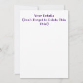 SCARY SPOOKY HALLOWEEN FUN KAART (Achterkant)