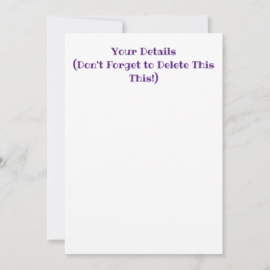 SCARY SPOOKY HALLOWEEN FUN KAART (Achterkant)