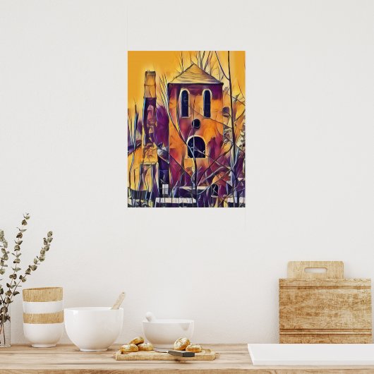 SCARY SPOOKY HALLOWEEN FUN POSTER (Keuken)