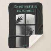 Scary Spooky Paranormal Sherpa Deken (Voorkant)