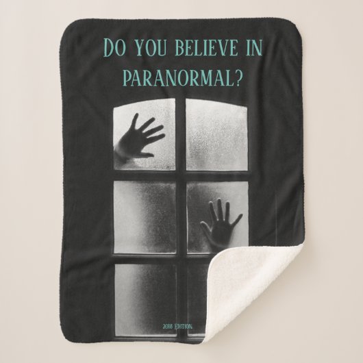 Scary Spooky Paranormal Sherpa Deken (Voorkant)