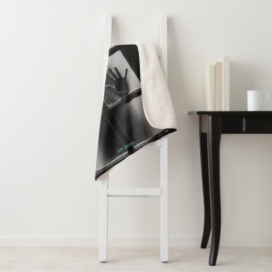 Scary Spooky Paranormal Sherpa Deken (In situ)