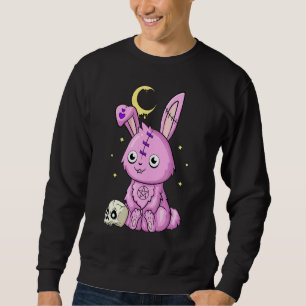 Scary stitched skull bunny costume for Halloween Trui