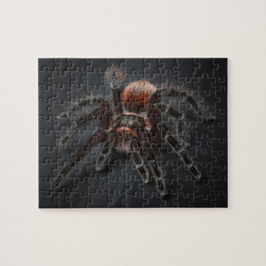 Scary Tarantula Spider Arachnofobie Legpuzzel (Horizontaal)