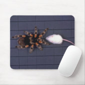 Scary Tarantula spin and white mouse Muismat (Met muis)