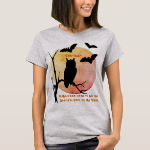 Scary Thoughts Oranje Halloween T-shirt