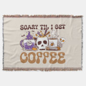 Scary Til I Get Coffee Deken (Voorkant)