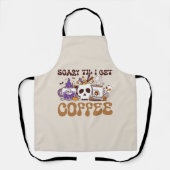 Scary Til I Get Coffee Schort (Voorkant)