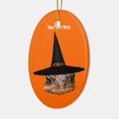 Scary Toad Face Halloween Ornament (Links)