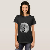 Scary tree in the Moon Halloween Costumes T-shirt (Voorkant volledig)