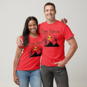Scary Trees Happy Halloween T-shirt (Unisex)