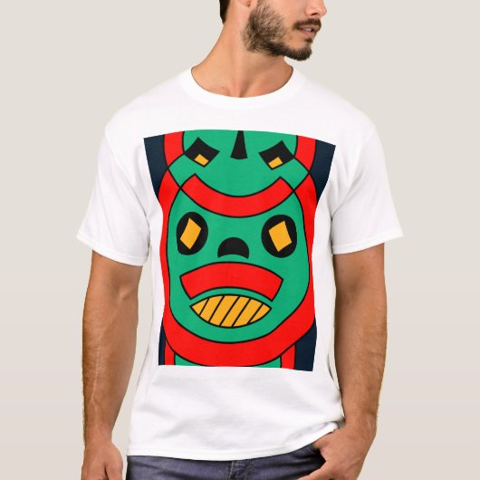 Scary Tribe Art T-shirt (Voorkant)