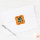 SCARY VAMPIRE CUSTOM HALLOWEEN STICKER (Envelop)