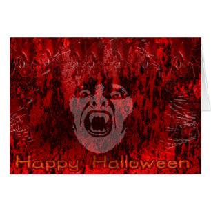 Scary Vampire Lady in Blood Kaart