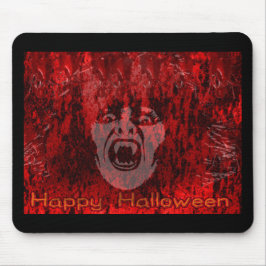 Scary Vampire Lady in Blood Mousepad Muismat