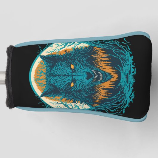 Scary Werewolf Golfheadcover (Voorkant)