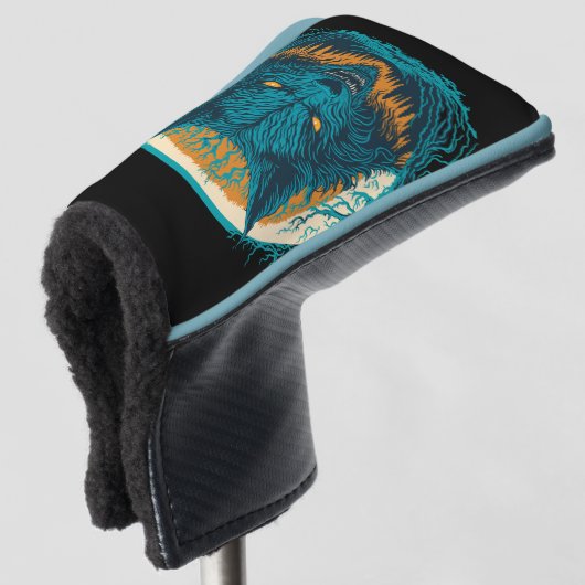 Scary Werewolf Golfheadcover (3/4 voorkant)