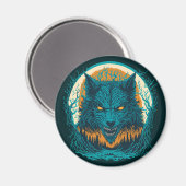 Scary Werewolf Magneet (Voorkant / Achterkant)
